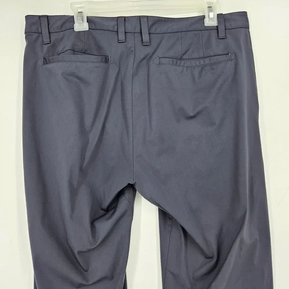 Rhone Commuter Pants Mens 35 Blue Stretch Chino Golf Trousers Preppy Performance - Picture 6 of 15